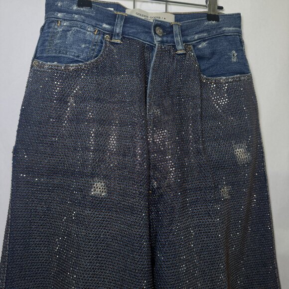 Golden Goose Embellished High Rise Jeans - Picture 6 of 10